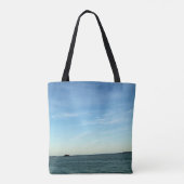 Jesus & Dove Peaceful Sky Artwork Tasche (Rückseite)