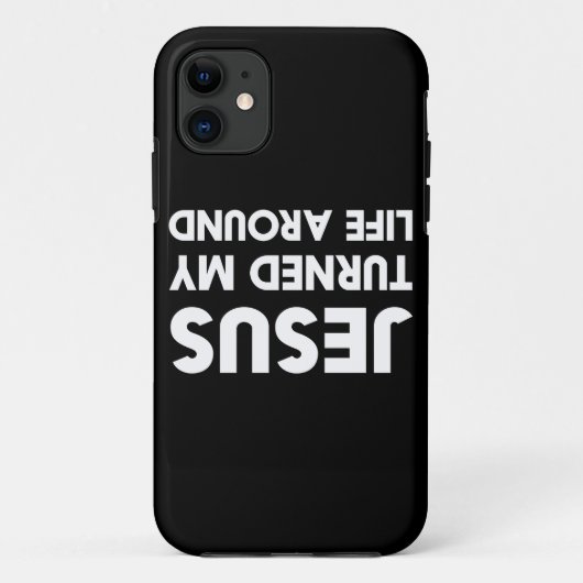 Jesus drehte mein Leben herum Case-Mate iPhone Hülle (Rückseite)