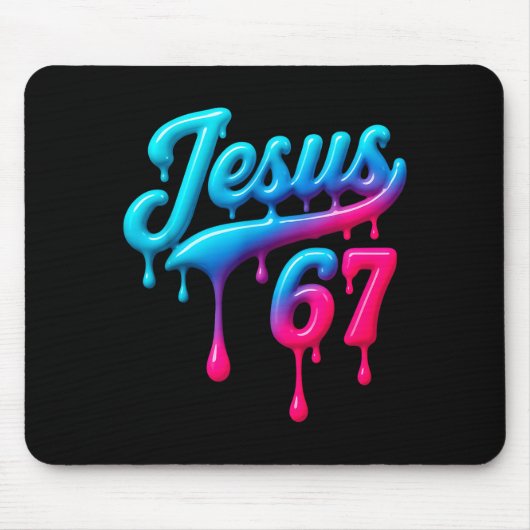 Jesus Drip Mousepad (Vorne)