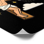 Jesus Dunk Lustiger Christlicher Glaube Jesus Spie Poster (Ecke)