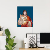 Jesus durch Mary Poster (Heimbüro)