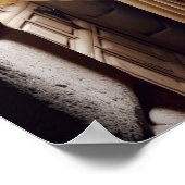 Jesus durch Tür bei Sonnenaufgang Poster (Ecke)