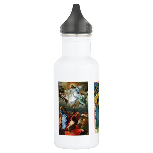 Jesus Edelstahlflasche (Links)