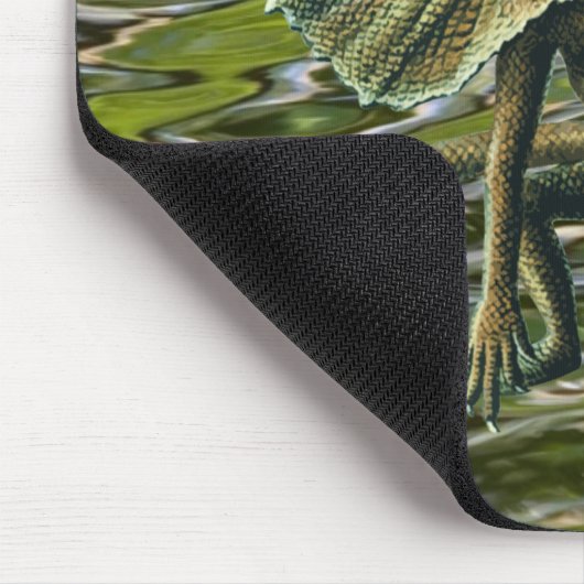 Jesus-Eidechse Mousepad (Ecke)