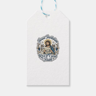Jesus-Einladung RSVP-Karte Glaube Jesus-Einladung  Geschenkanhänger