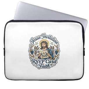 Jesus Einladung RSVP Karte Glaube Jesus Einladung  Laptopschutzhülle