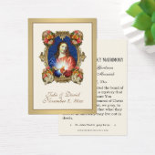 Jesus Elegante Gold Gastgeschenk Hochzeit Card (Schreibtisch)