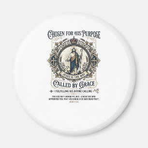 Jesus Elektriker-Shirt Glaube-basiertes Design_1 Magnet