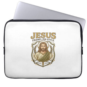 Jesus Emaille Pin Stil Jesus Emaille Pin Christlic Laptopschutzhülle