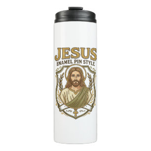 Jesus Emaille Pin Stil Jesus Emaille Pin Christlic Thermosbecher