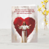 Jesus-Embrace Karte (Gelbe Blume)