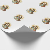 Jesus Endloses Captcha-Verifizierung Ampeln Geschenkpapier (Ecke)