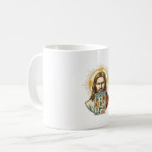 Jesus Endloses Captcha-Verifizierung Ampeln Kaffeetasse (Vorderseite Links)
