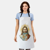 Jesus Endloses Captcha-Verifizierung Ampeln Schürze (Getragen)