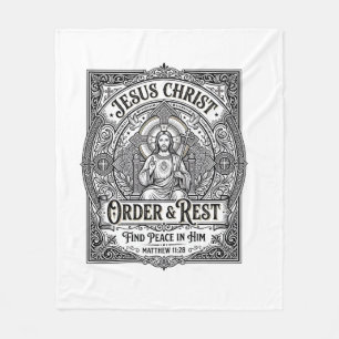 Jesus Entrümpelt Sauberes Zuhause-Shirt Christlich Fleecedecke