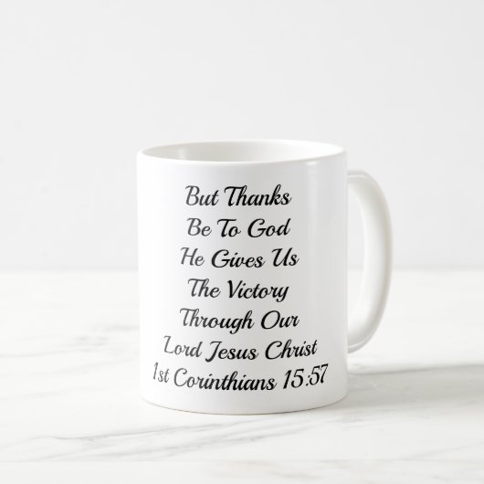 JESUS (ENTWERFE DEINEN EIGENEN BECHER) KAFFEETASSE (VorderseiteRechts)