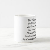 JESUS (ENTWERFE DEINEN EIGENEN BECHER) KAFFEETASSE (Mittel)