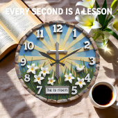 Jesus Er Ist Erstanden Sonnenaufgang Große Wanduhr