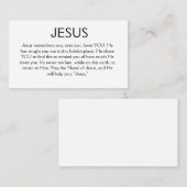 Jesus erinnert euch an eure Karte (Vorne/Hinten)