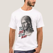 Jesus ermutigt zum Vertrauen in den Herrn T-Shirt (Vorderseite)