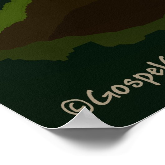 Jesus erobert den Tod Poster (Ecke)