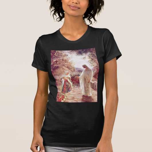 Jesus erscheint zu Maria Magdalena T-Shirt (Vorderseite)