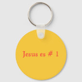Jesus es # 1 schlüsselanhänger (Vorderseite)
