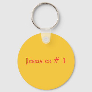 Jesus es # 1 schlüsselanhänger