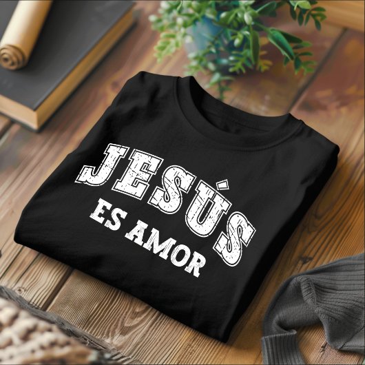 Jesús Es Amor erschüttert Christlichen spanischen T-Shirt