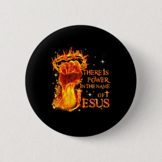 Jesus, es gibt Kraft im Namen Jesu Christi Button