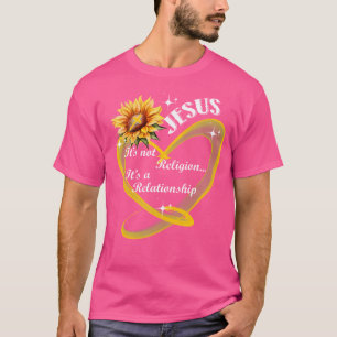 Jesus es ist keine Religion, es ist eine Beziehung T-Shirt