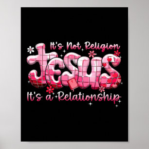 Jesus, es ist nicht religiöse Disco Valentinstag Poster