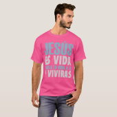 Jesus Es Vida Spanisch Christlich T-Shirt (Vorne ganz)