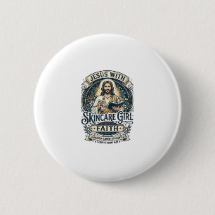 Jesus Esthetiker Hautpflege Vintage-Shirt Christli Button