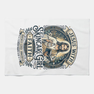 Jesus Esthetiker Hautpflege Vintage-Shirt Christli Geschirrtuch