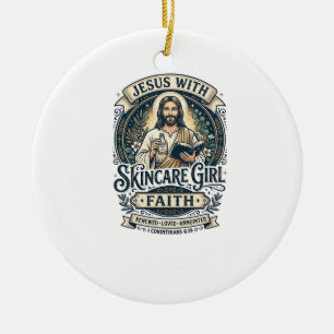 Jesus Esthetiker Hautpflege Vintage-Shirt Christli Keramik Ornament