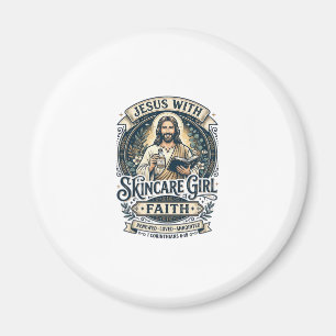 Jesus Esthetiker Hautpflege Vintage-Shirt Christli Magnet