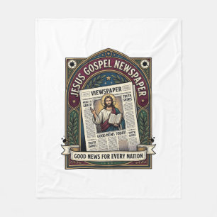 Jesus Evangeliumszeitung Jesus Zeitung Christliche Fleecedecke
