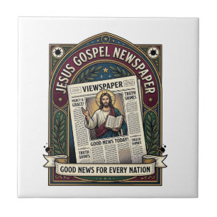 Jesus Evangeliumszeitung Jesus Zeitung Christliche Fliese
