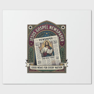 Jesus-Evangeliumszeitung Jesus-Zeitung Christliche Geschenkpapier