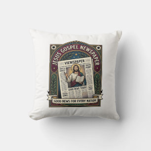 Jesus-Evangeliumszeitung Jesus-Zeitung Christliche Kissen