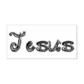 Jesus Fabric Schriftart Letters Gummistempel (Prägung)