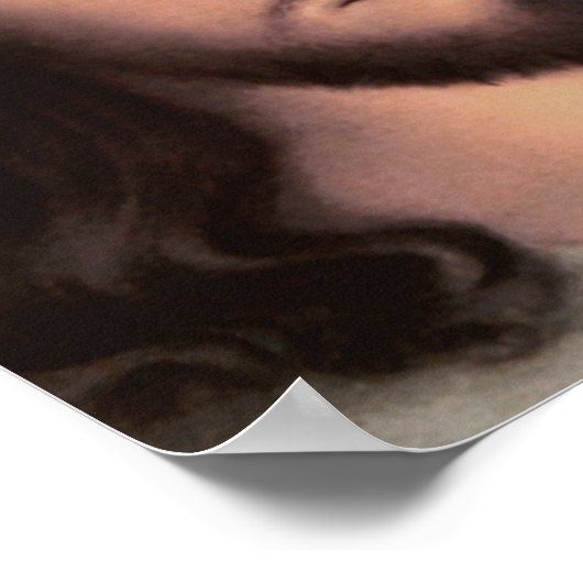 Jesus Face Poster (Ecke)