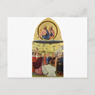 Jesus fährt ein UFO Postkarte
