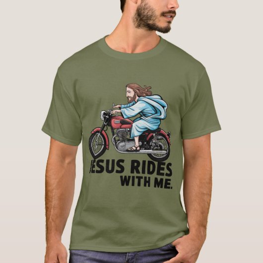 Jesus fährt mit mir T-Shirt (Vorderseite)