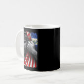 Jesus Faith Cross Crown America El Salvador Herita Kaffeetasse (Vorderseite Links)