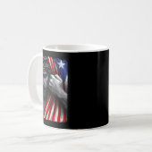 Jesus Faith Cross Crown America Puerto Rico Herita Kaffeetasse (Vorderseite Links)