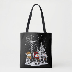 Jesus Faith Hope Liebe Snowman Funny Xmas für Chri Tasche
