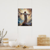 Jesus Faith Poster (Küche)