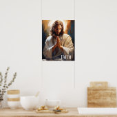 Jesus Faith Poster (Küche)